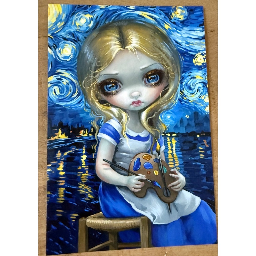 2026 Disney Alice in Wonderland Jasmine Becket-Griffith Postcard 4" x 6"